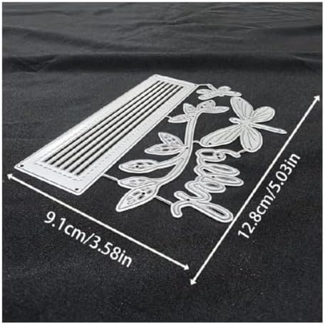 Cutting Dies Metal Stencils Scrapbooking Tools DIY Embossing Template for Paper Card Making Album Arts Crafts Supplies (Dragonfly and Branches-12.8x9.1cm)