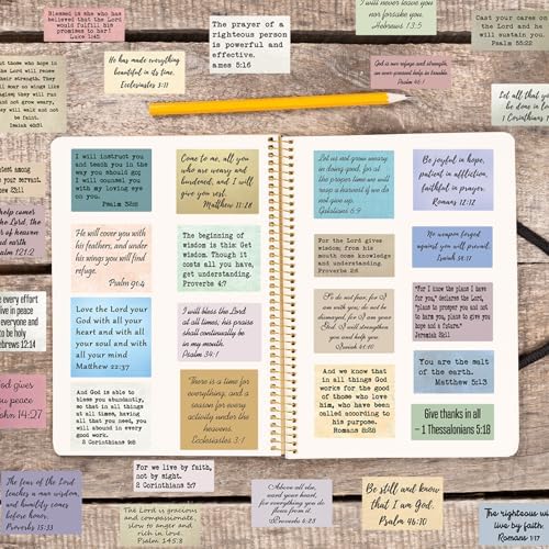 Bible Verse Stickers, Vintage Christian Quotes (240 PCS (Double Mix 3))