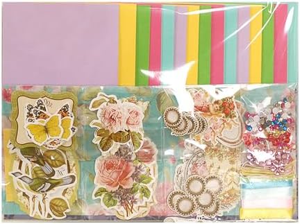 Huralona Greeting Card Making Supplies Envelope Kit Gift Anniversary Craft | Handmade DIY Card Kits 15 Cards 15 Envelopes with Accessories for Birthday Thanksgiving Christmas Wedding Invitation