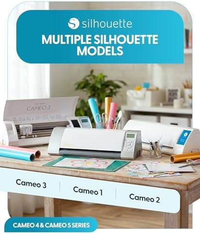 Silhouette CAMEO Light Hold Cutting Mat for Scrapbooking, Black