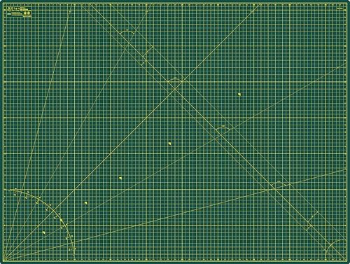 Elan Cutting Mat A0 Green, Extra Large Self Healing Cutting Mat 36 x 48 Inch, 5-Ply Craft Board Green, Hobby Board for Crafts 36x48 Inch