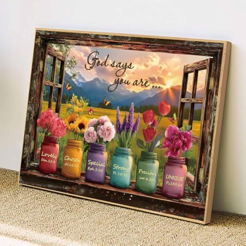 Square Diamond Painting Art Kits, FlowerDIY Square Diamond Art Home Decor