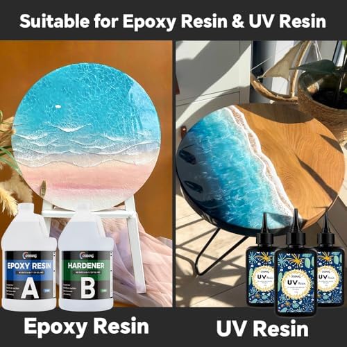 Black Epoxy Resin Pigment Paste 3.4 fl.oz/100ml High Concentrated Resin Dye for Resin Art River Table Jewelry Making Coasters