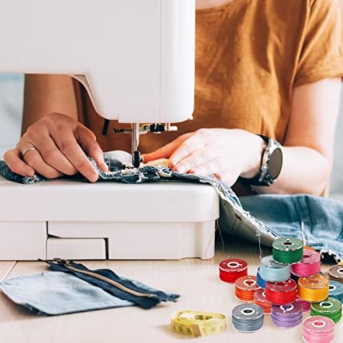 100 Pcs Bobbins, Bobbins for Brother Sewing Machine, Plastic Bobbin, Sewing Bobbins Class 15 Bobbins, Bobbins for Singer Sewing Machine Bobbins for Sin-ger/Bro-Ther