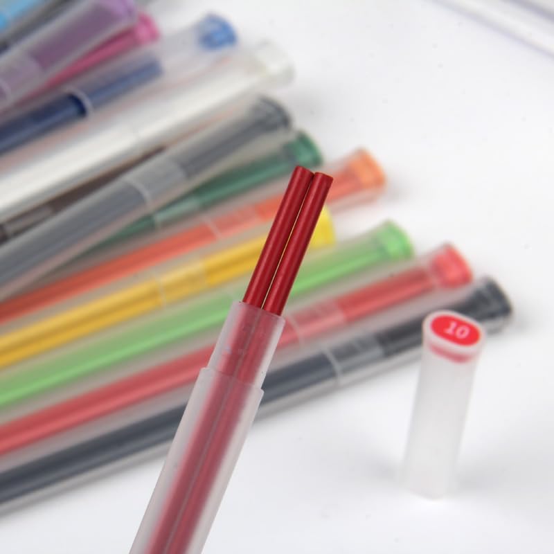Mechanical Colored Pencils 2.6mm 24 Colors with Coded Refills (48PCS)