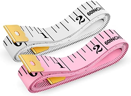 iBayam Pink Measuring Tape, Double Scale Sewing Measuring Tape, Fabric Body