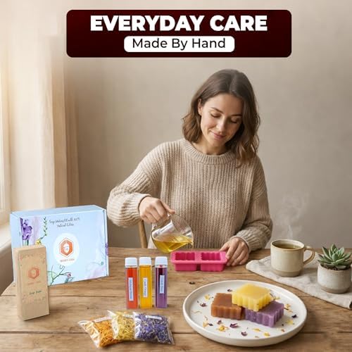 Honey Oak DIY Soap Making Kit Gift Set for Adults & Kids