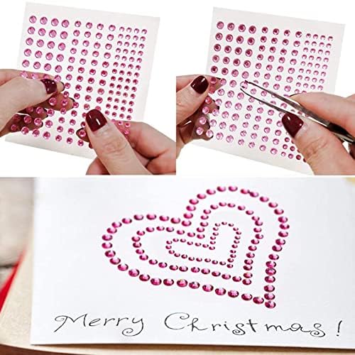 Rhinestone Stickers 2475 PCS, Nicpro Self Adhesive Face Gems