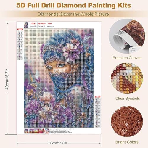 exotic charm Diamond Art Kits for Adult Diamond Painting Kit for Beginner