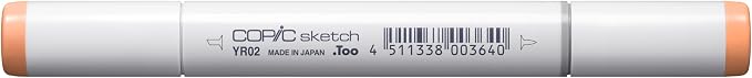 Copic Markers YR02-Sketch, Light Orange, 1 Count (Pack of 1)
