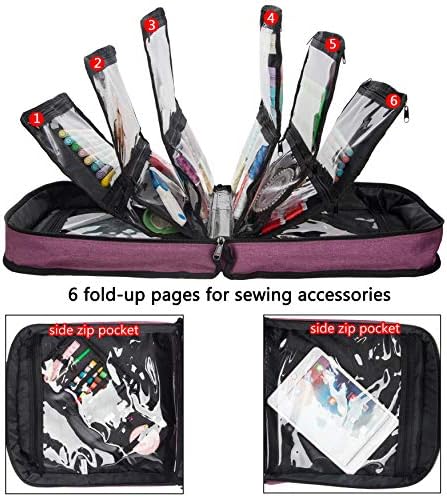 PACMAXI Sewing Accessories Storage Bag, Knitting, Craft Tools