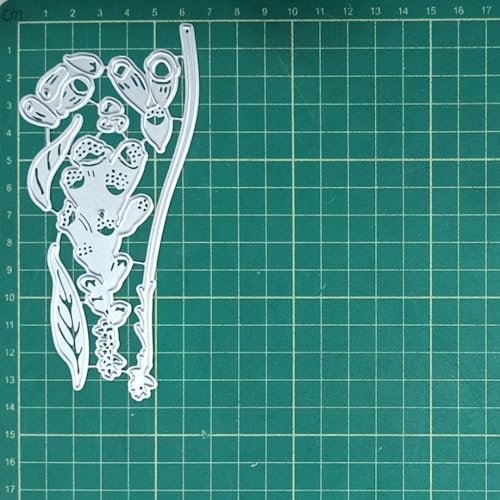 Cutting Dies Metal Stencils Scrapbooking Tools DIY Embossing Template for Paper Card Making Album Arts Crafts Supplies (Foxglove-6.6x13.8cm)