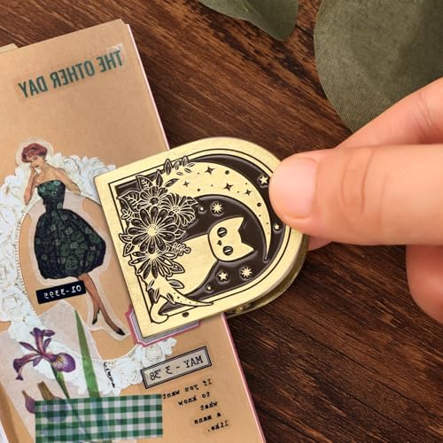Dizdkizd Cute Metal Binder Clips, Journal & Planner Page Clamps