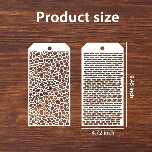 8 Pcs Journal Stencils Bullet Dotted Journals Supplies Planner Stencil