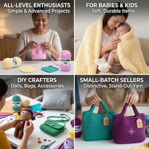 Cloth Yarn Thick Yarn Crochet Hand Knitting Material Bag