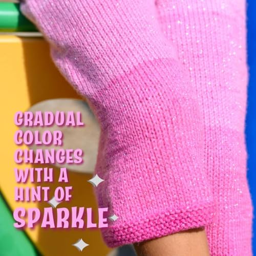 Lion Brand Yarn Mandala Sparkle yarn, Draco, 1 Count (Pack of 1)