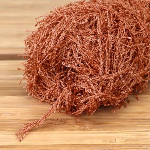 JubileeYarn Scrubby Dish Yarn - 50g/Skein Dishcloth Polyester - Copper - 4 Skeins