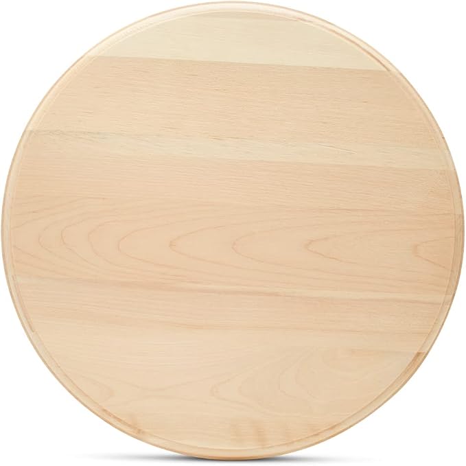 Unfinished Wooden Circles 12 inch, Pack of 2 Round Wood Plaques Unfinished Wood Circles for Crafts Charcuterie Board by Woodpeckers