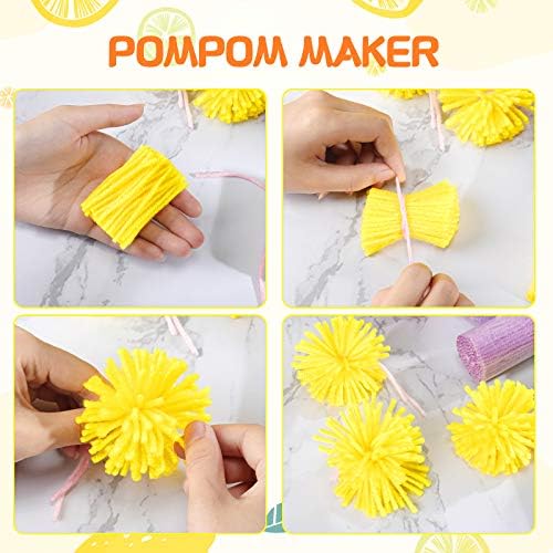 30 Assorted Colorful Yarn Bundles - Precut for DIY Crafts, Sewing & Knitting - Includes Cutter
