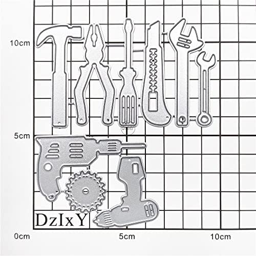 Screwdriver Hammer Metal Cutting Dies for Card Making