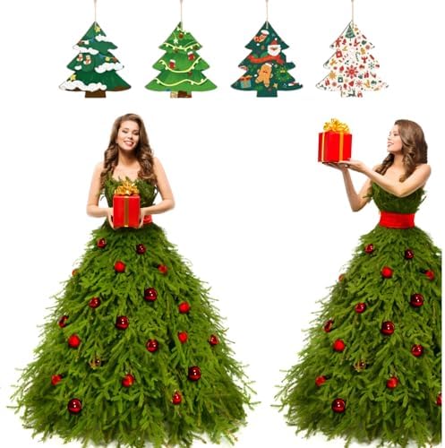 Wooden Christmas Tree Decorations 10pcs Blank Wood Ornaments, 3.5x3x0.12 in Used for Painting and Decoration DIY Technology, Hanging skrnrhrery