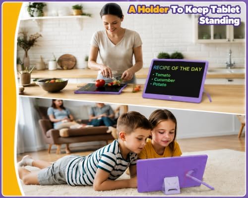 TEKFUN LCD Writing Tablet for Kids, Toys for Boys & Girls Ages 3-10, Drawing Tablet for Kids, Birthday Christmas for Boys & Girls Ages 3-10 (Purple)