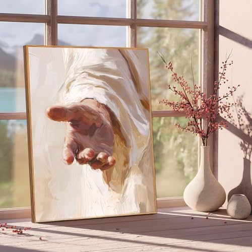 Jesus Paint by Numbers Kit for Adults Framed Canvas, Frameworkless