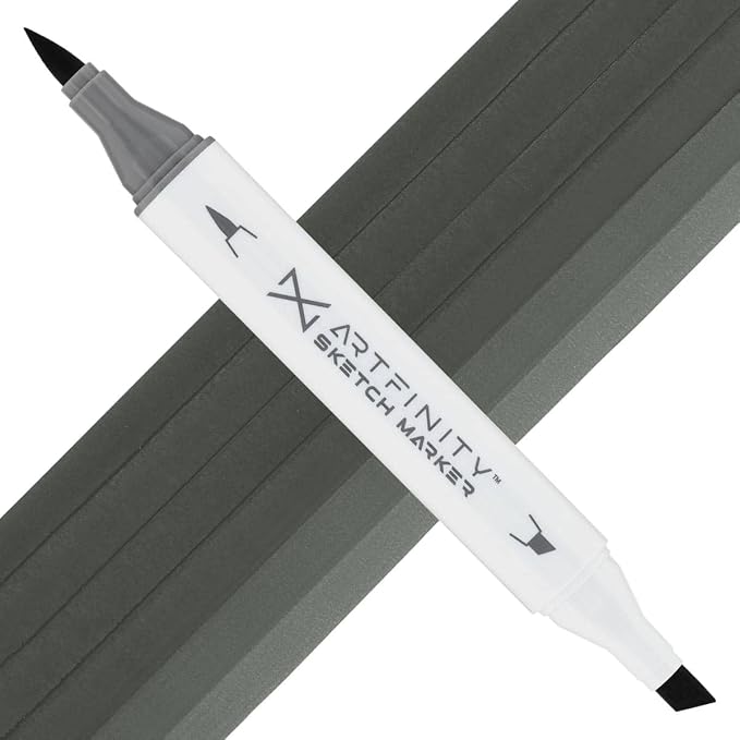Artfinity Sketch Markers - Roof G9-6, Vibrant, Professional, Dye-Based Alcohol Markers for Artists, Drawing, Travel, & More