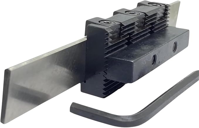 Lathe Adjustable Parting/Cut Off Tool Holder 12mm Shank with 3/4" (19mm) HSS Blade – Height Adjustable Centre Lathe Parting Tool for Precision Cutting