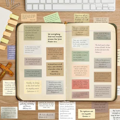 Bible Verse Stickers, Vintage Christian Quotes (120 PCS Unique (Mix 2))
