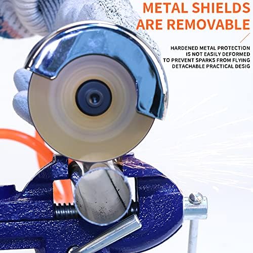 Air Cut Off Tool with 5Pcs 3-inch Die Grinder Cut-Off Wheels, Pneumatic Metal Sheet Cutting Tool, Heavy Duty Air Cutter Cut off Tool