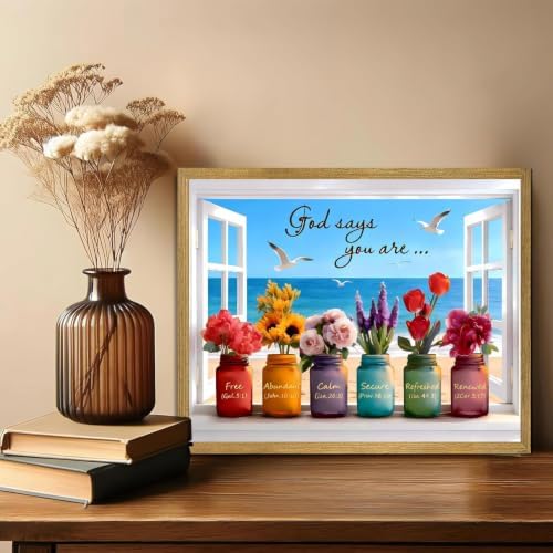 Diamond Painting Art Kits, Flowers DIY Diamond Art Home Decor