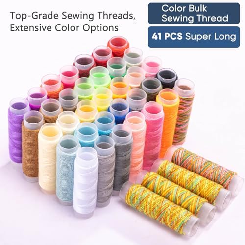AMOIGEE Complete Sewing Kit for Adults with 230pcs Cute Sewing Supplies Kit