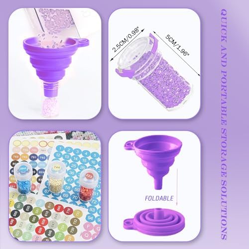 Qiveaory 165Pcs Diamond Painting Accessories Kit