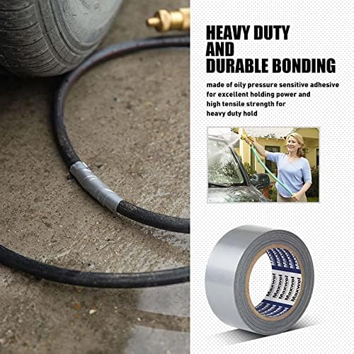 Duct Tape Heavy Duty Waterproof Silver Duct Tape for Home Repair, Bundles
