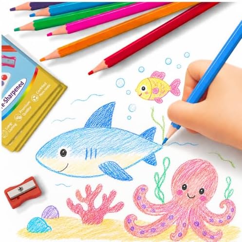 36 Pack Colored Pencils, Color Pencils Bulk for Kids Classroom, 432 Count | 12 Vibrant Colors, Pre-Sharpened, Back to School Supplies, Teachers Must Haves, Classroom Essentials & Prize & Art Supplies