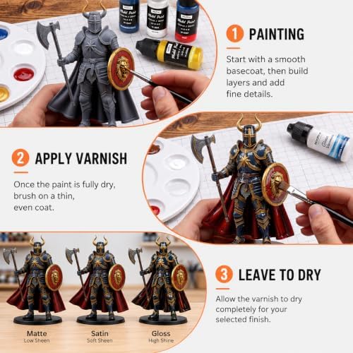 Nicpro 80 Colors Model Paint Set with 8 Thinners & 5 Specialty Bottles