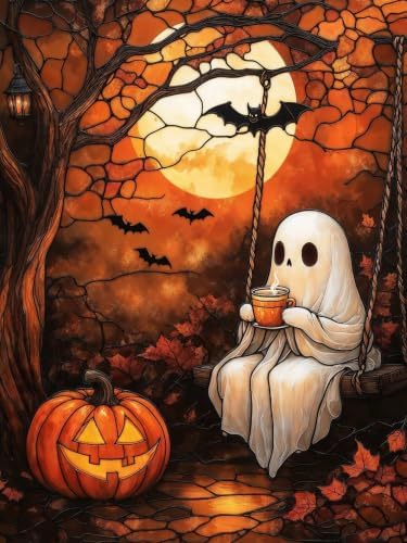 Halloween Diamond Art Kits for Adults, Diamond Painting Kits for Adults