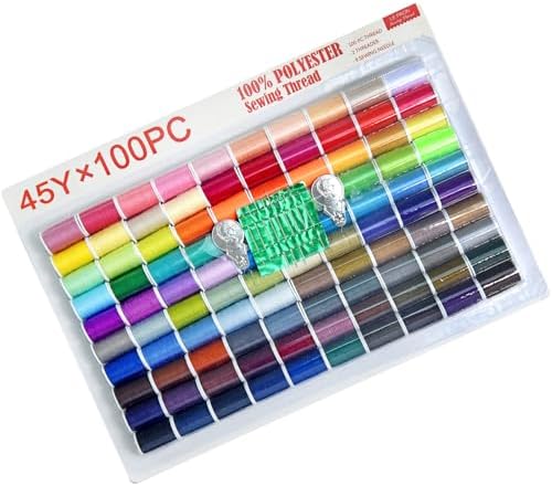 Sewing kit 100 Color Set of Handy Polyester Thread