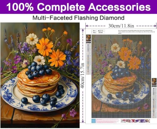 Diamond Art Kits for Adults, Dessert Diamond Art Painting Kits for Adults