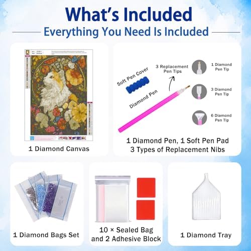 AUKELHJ Cat Diamond Art Kits for Adults, Diamond Painting, 12x16 Inch
