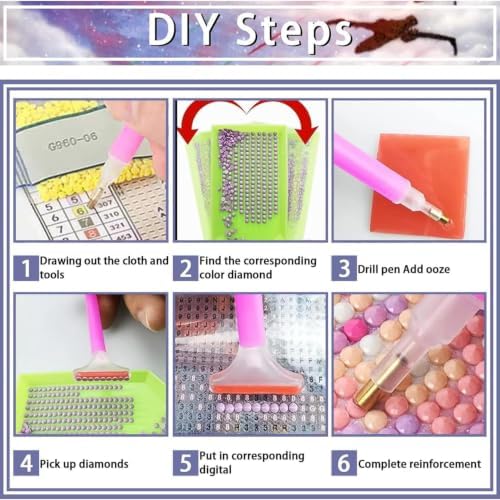 Diamond Art Kits for Adults Magic Castle,Diamond Painting Kits for Adults
