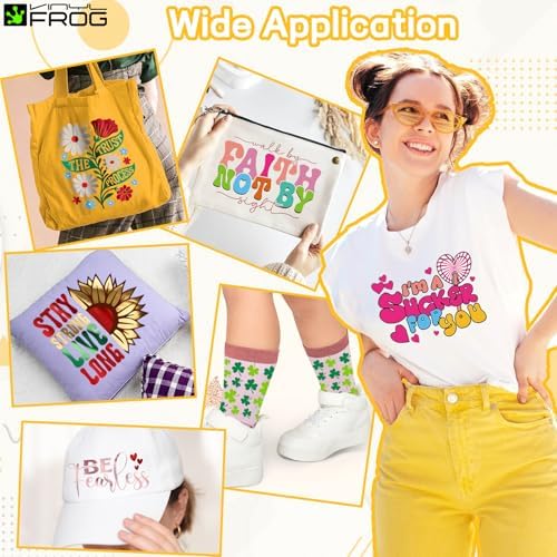 VINYL FROG 30PCS Heat Transfer Vinyl Bundle with Tools – 20 Sheets PU Iron on Vinyl + 5 Metallic HTV, 12"x12" HTV Starter Kit Scraper, Weeding Pen, Tweezers, Cutting Mat, Teflon for DIY T-Shirts