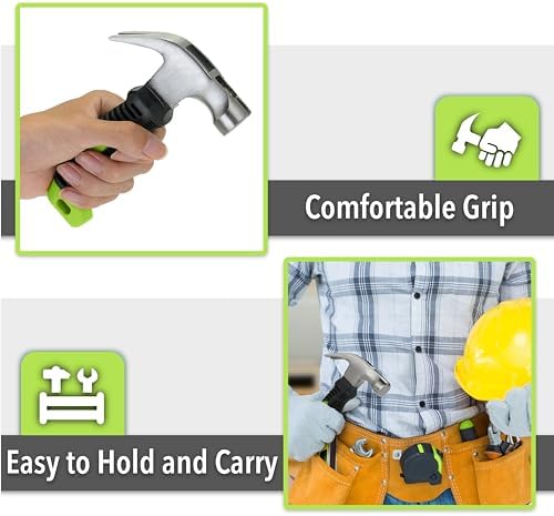 Mr. Pen- Claw Hammer, 8oz, Light Green, Magnetic