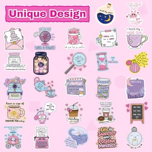 200 Pcs Cute Positive Affirmation Stickers for Journaling Aesthetic