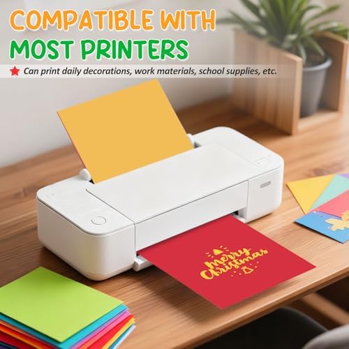 105 Sheets 8.5" X 11" Colored Cardstock 35 Assorted Cardstock Paper