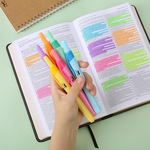 Mr. Pen- Retractable Highlighters, 6 Pack, Bright Colors