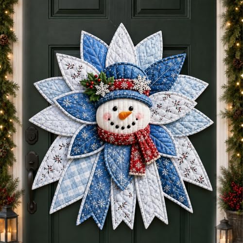 Daily Partner Quilted Christmas Door Hanging DIY Sewing Kit (G)