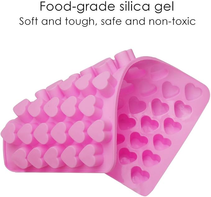 Pimoys Silicone Moulds for Wax Melts Heart Mould Silicone