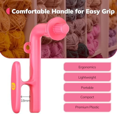 Crochetobe Crochet Tension Tool for Beginners, 3 in 1 Crochet Tension Ring